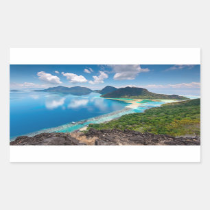 Beautiful View Top of Bohey Dulang Island Sticker