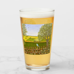 Beautiful View White Glass