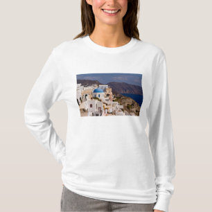 Beautiful village of Oia with white buildings T-Shirt