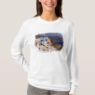 Beautiful village of Oia with white buildings T-Shirt