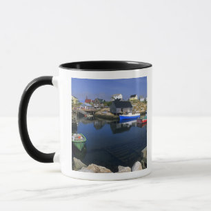 Beautiful village of Peggy's Cove with harbour Mug