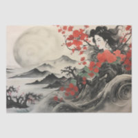 Beautiful Vintage Asian Art Inspired 