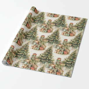 Beautiful Vintage Christmas Wrapping Paper
