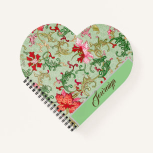 Beautiful vintage design personalized  notebook