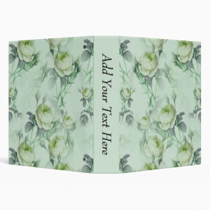 Beautiful Vintage Floral Binder