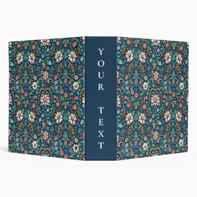 Beautiful Vintage Floral Binder (Background)