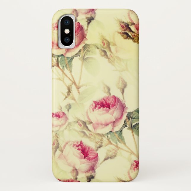 Beautiful Vintage Floral Case-Mate iPhone Case (Back)