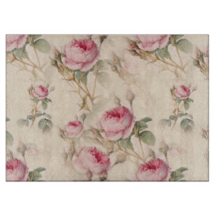 Beautiful Vintage Floral Cutting Board