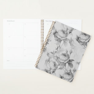 Beautiful Vintage Floral Planner