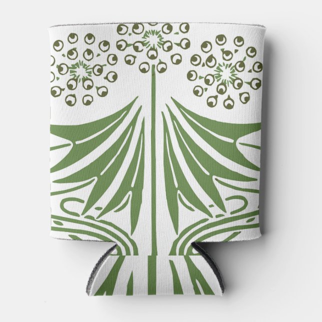 Beautiful vintage illustration. can cooler (Front)