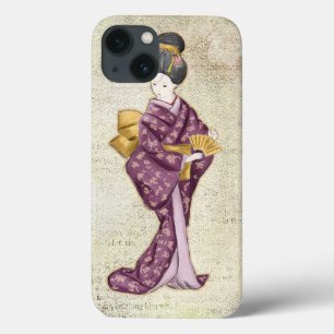 Beautiful Vintage Japanese Geisha iPhone 13 Case