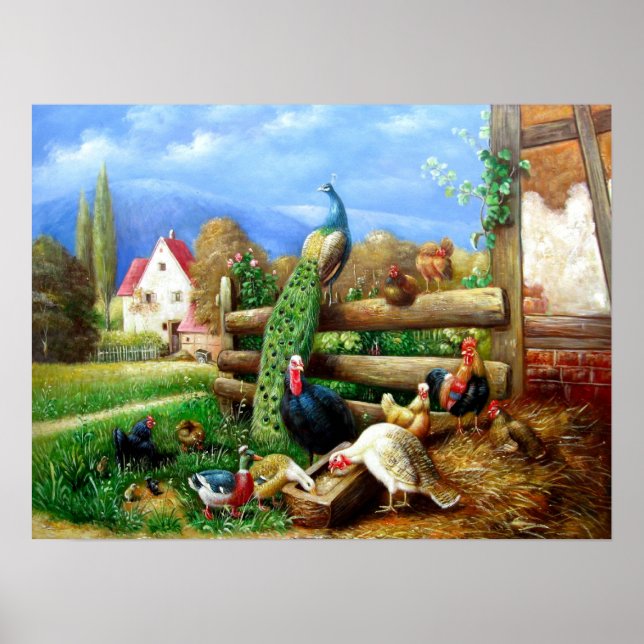 beautiful vintage poster painting  17 (Front)