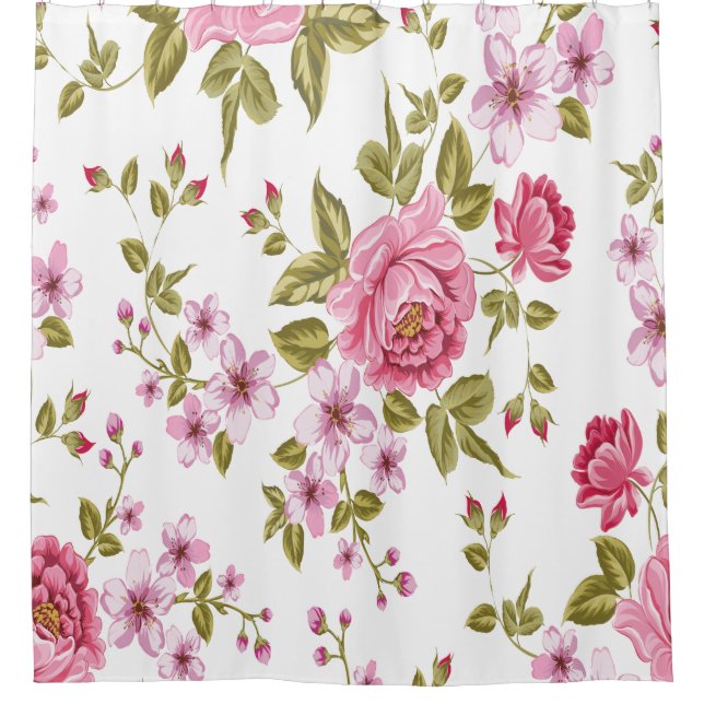 Beautiful vintage roses flower pattern (Front)
