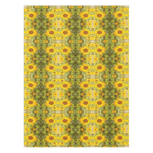 Beautiful Vintage Rustic Sunflower Pattern Tablecloth