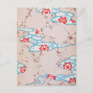 Beautiful Vintage Sakura Art Postcard