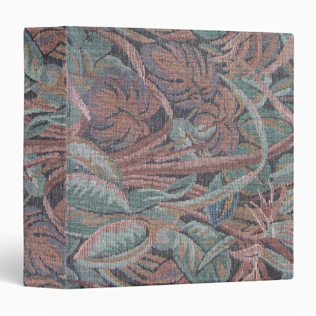 Beautiful Vintage Tapestry Avery Binder (Front/Spine)