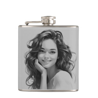 Beautiful Vinyl Wrapped Flask