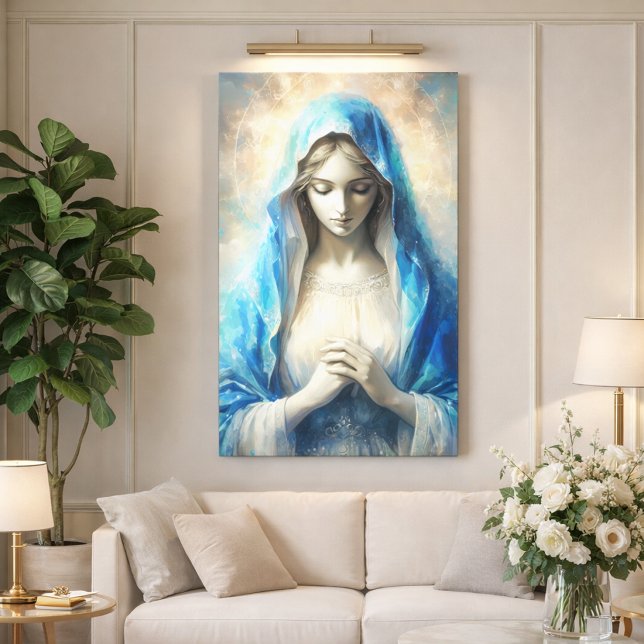 Beautiful Virgin Mary Canvas Print (Creator Uploaded)