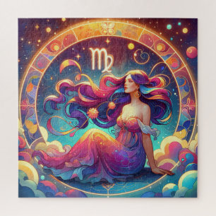 Beautiful Virgo Woman   Horoscope Art Jigsaw Puzzle