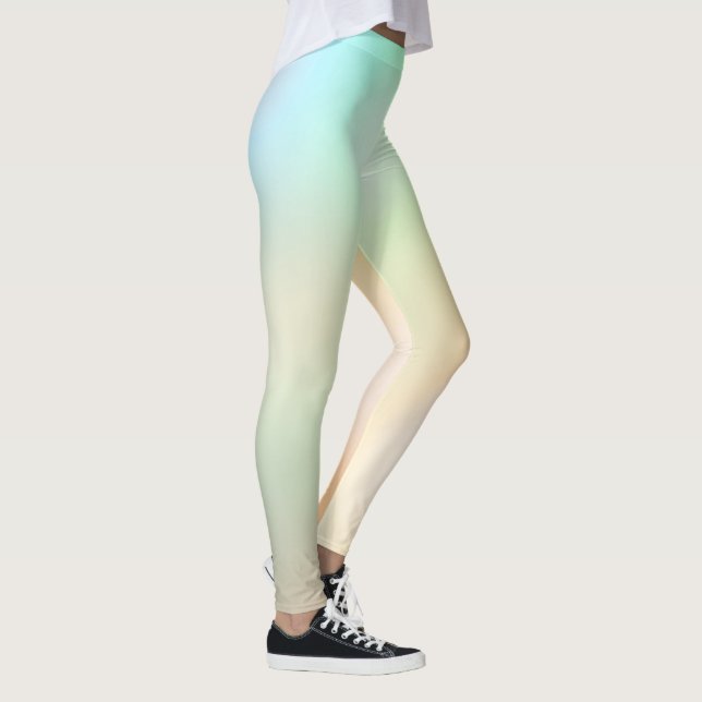 Beautiful Water Colour Trendy Fashionable Leggings (Right)