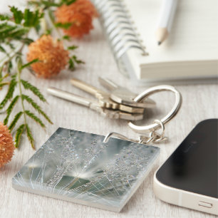 Beautiful water droplets keychain