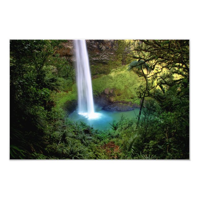 Beautiful Water Fall Photo Print (Front)