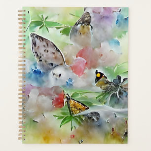 Beautiful Watercolor Butterflies AI Generated Art Planner