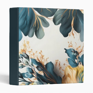 Beautiful watercolor floral binder
