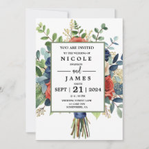 Beautiful Watercolor Floral Bouquet