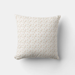 beautiful watercolor flowers scatter throw pillow