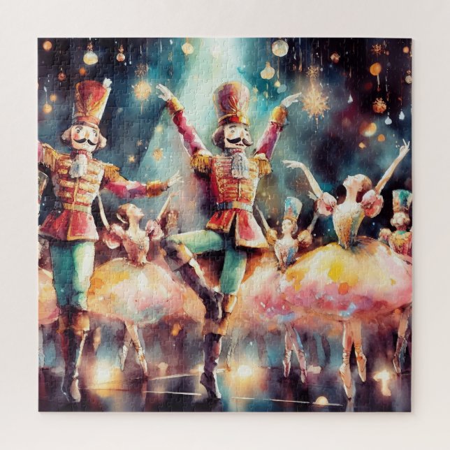 Beautiful Watercolor Nutcracker Jigsaw Puzzle (Vertical)