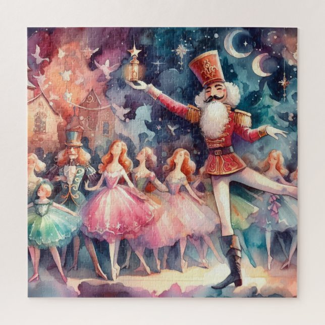 Beautiful Watercolor Nutcracker Jigsaw Puzzle (Vertical)