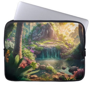 Beautiful Waterfall  Laptop Sleeve