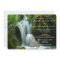 Beautiful Waterfall Nature Wedding Invitations