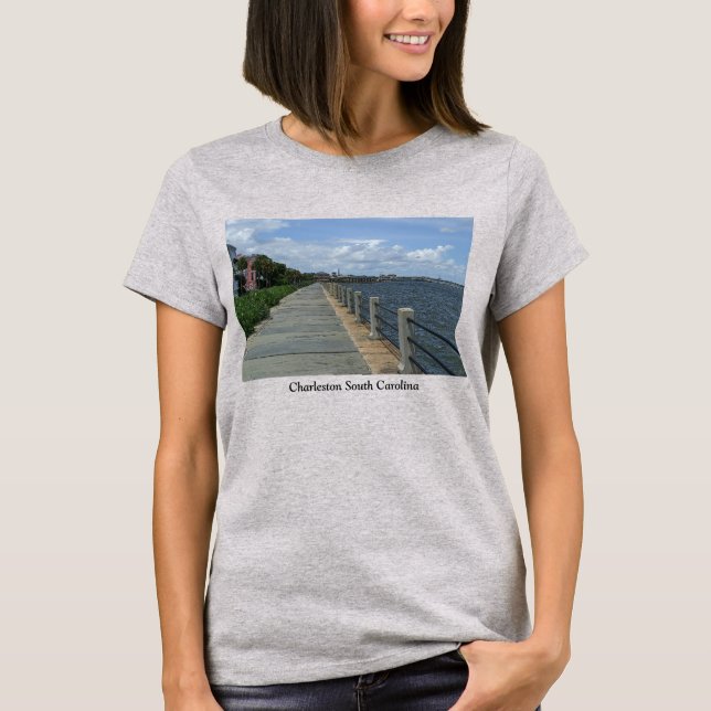 Beautiful Waterfront Walkway T-Shirt (Front)