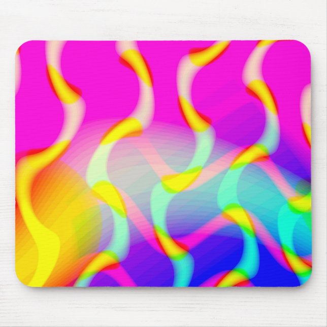 Beautiful Waves - Customized Mouse Pad (Front)