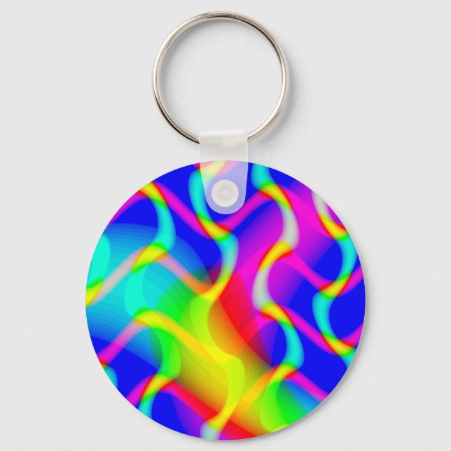 Beautiful Waves Keychain (Front)