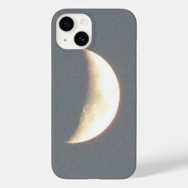 Beautiful Waxing Crescent Moon at Dusk Case-Mate iPhone Case (Back)
