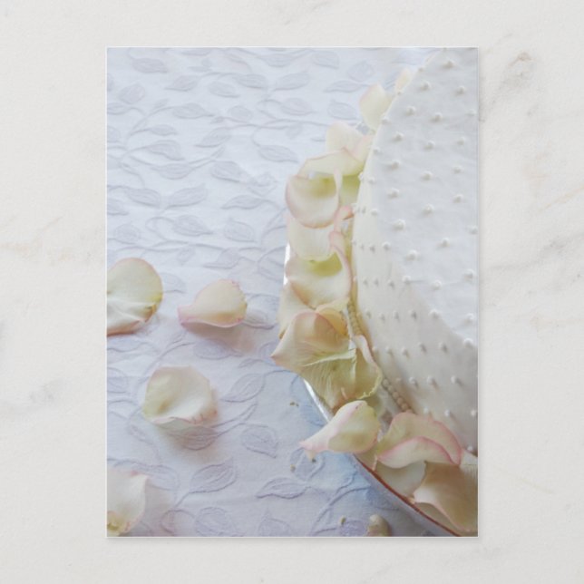 Beautiful wedding cake postcard (Front)