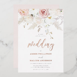 Beautiful Wedding Flowers Real Rose Gold