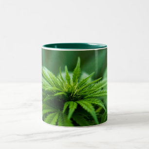 Beautiful Weed Two-Tone Coffee Mug