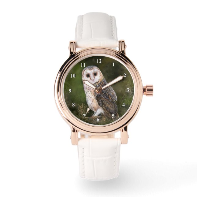 Beautiful Western Barn Owl Watch (Front)