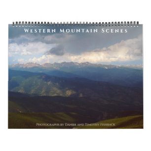 Beautiful Western Mountains & Streams Calendar