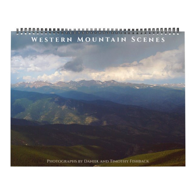 Beautiful Western Mountains & Streams Calendar (Cover)