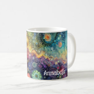 Beautiful Whimsical Colourful Back to School  Coffee Mug