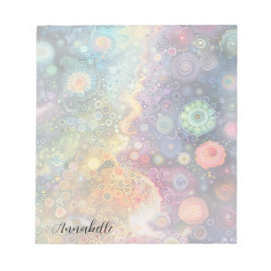 Beautiful Whimsical Colourful Back to School Notepad
