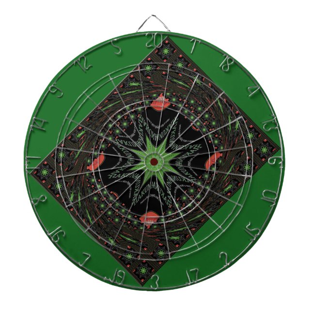 Beautiful Whirling stars background Print vector  Dartboard (Front)