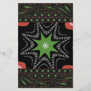 Beautiful Whirling stars background Print vector  Stationery