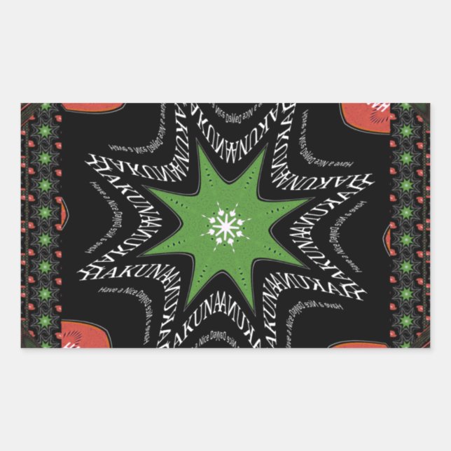 Beautiful Whirling stars background Print vector  Sticker (Front)