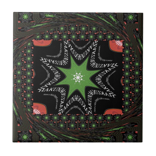 Beautiful Whirling stars background Print vector  Tile (Front)